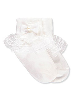 baby girl white ruffle socks