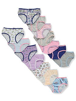 14-Pack Briefs by Sweet Princess in Gray/multi, Girls Fashion