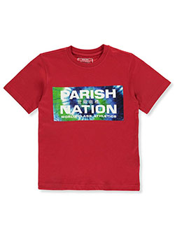 Boys' World Class Athletics T-Shirt by Parish Nation in Red - $8.99