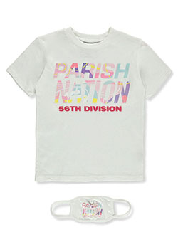 56th Division T-Shirt & Mask Set by Parish Nation in Black