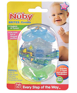 nuby pacifier combo set