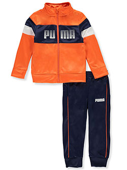 boys orange sweatsuit