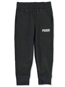 Boys' Joggers by Puma in black and gray, Boys Fashion