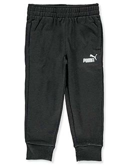 Boys' Terry Joggers by Puma in black, black/gray and gray, Boys Fashion