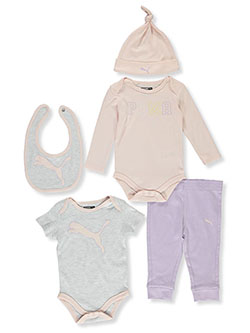 Baby Girls' 5-Piece Layette Set by Puma in Pink, Infants