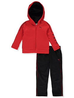 Baby Boys' 2-Piece Joggers Set Outfit by Puma in Red, Infants