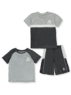 Boys' 3-Piece Mix-and-Match Set Outfit by Reebok in Gray