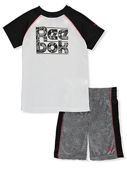 Boys' 2-Piece Shorts Set Outfit by Reebok in Pepper