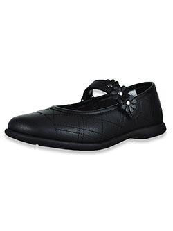Girls' Cassidy Flower Strap Shoes by Rachel Shoes in Black - Shoes