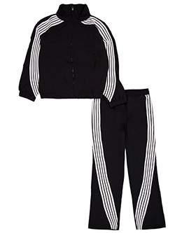 Rebel Minds Boys' Crinkle Windbreaker Jacket and Pants Set