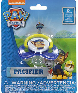 "Chase" Pacifier by Paw Patrol in Royal blue