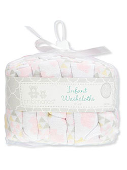 One Size Bon Bebe Kids Little Baby Newborn 24 Pack Washcloths Pink//Black
