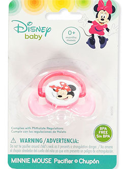 Minnie Mouse Pacifier by Disney in Pink, Infants