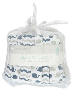 24-Pack Washcloths by Petite L'Amour in White/multi