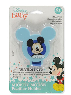 Mickey Mouse Pacifier Holder by Disney in Blue, Infants