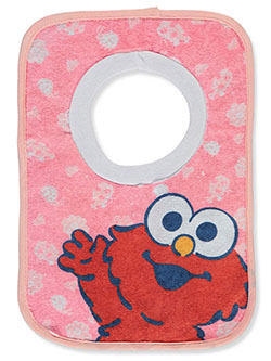 Baby Bib by Sesame Street in blue, pink and red