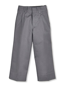 Little Boys' Pleated Pants in gray and navy, pleated pants