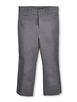 Little Boys' Flat Front Pants by Rifle in gray and green