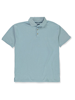 Men's S/S Pique Polo by Kaynee in blue, gray, yellow and more