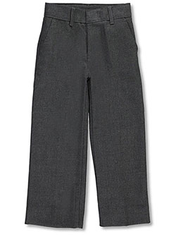/Kaynee Boys' Flat Front Pants by Rifle in Gray