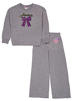 Girlsquad Girls' 2-Piece Flip Sequin Pants Set Outfit