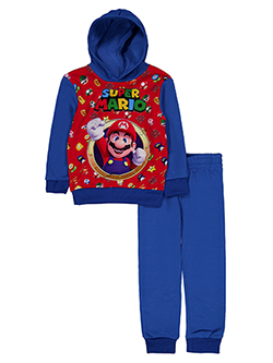 Boys' Super Mario Pullover Hoodie and Jogger Set