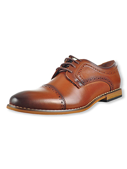 boys cognac dress shoes