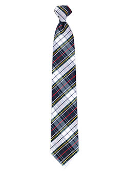 Boys' Traditional 4-in-Hand Necktie in black, black/red, red/white/navy and more