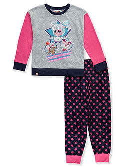 Lego Movie Girls Pink Cotton Stretch Unikitty Character Print Elasticated Waistband Leggings