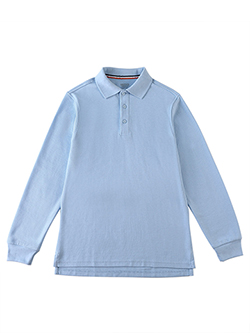Smith's American Boys' Long Sleeve Pique Polo