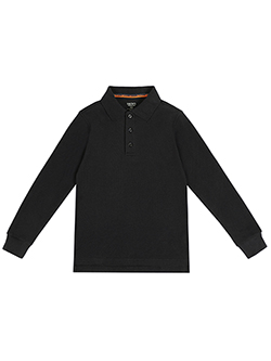 Smith's American Boys' Long Sleeve Pique Polo