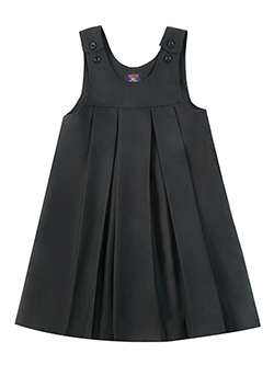 Smith's American Girls' Pleated Crossover Jumper Dress