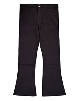 Girls' Flare Pants with Tailored Front