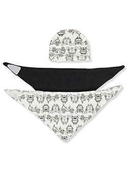 Baby Boys' 2-Pack Bandana Bibs with Cap by Little Me in Multi