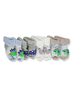 Foldover 4-Pack Bootie Socks by Piper & Jax in Multi, Infants