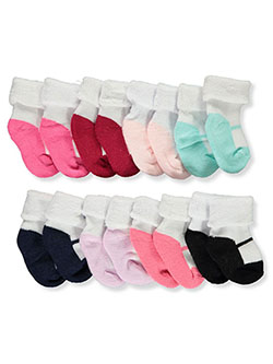 Baby Girls' 8-Pack Terry Socks by Little Me in Multi - $6.99