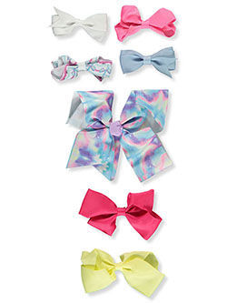 7-Pack Bow Hair Clips by Buttons & Bows in Multi - Hair Accessories