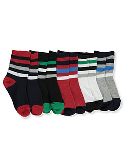 Baby Boys' Striped 5-Pack Crew Socks by TSG in Multi