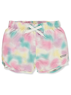 Girls' Tie-Dye Active Shorts by Hind in Pink/multi
