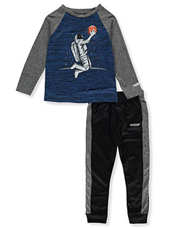 Boys' 2-Piece Spaceman Joggers Set Outfit by Hind in Navy/black, Boys Fashion