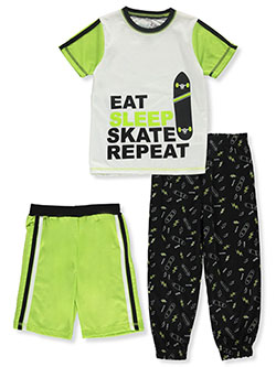 Boys' Skate 3-Piece Pajamas by Freestyle Revolution in Multi
