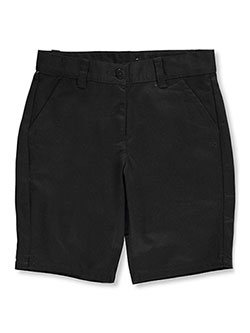 Little Girls' Flat Front Shorts by Universal in black and navy