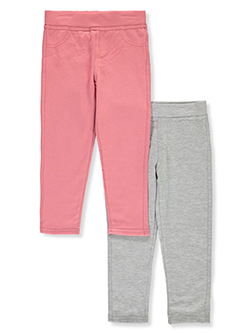 Girls' Solid 2-Pack Joggers by Colette Lilly in Mauve - $8.99