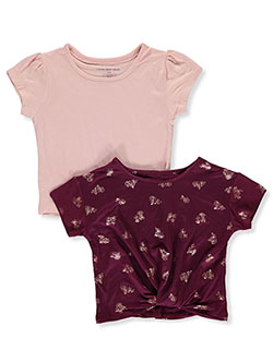 Girls' 2-Pack T-Shirts by Love Republic in Floral