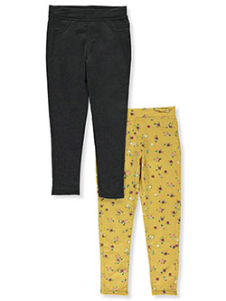 Girls' 2-Pack Leggings by Colette Lilly in Mustard - $26.00