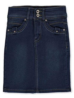 kids blue jean skirts