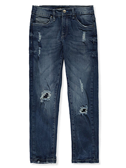 Boys' Slim Fit Jeans by Hawk in Dark blue