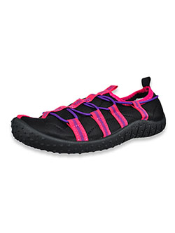Girls' Cool Water Shoes by Aqua Kiks in black/fuchsia and pink/blue, Shoes