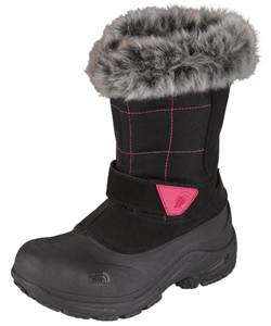 Girls Shellista Pull-On Boots by The North Face in Black/metallic silver