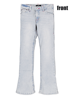 True Religion Girls' Becca Mid Rise Bootcut Embroidered Jeans